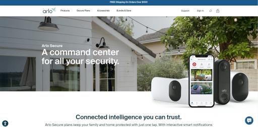 picture of nice house link to home security products page